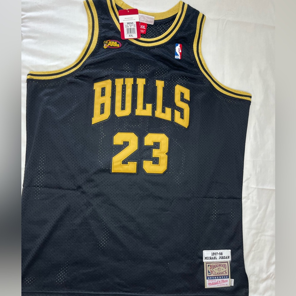 Black & Gold Michael Jordan Jersey